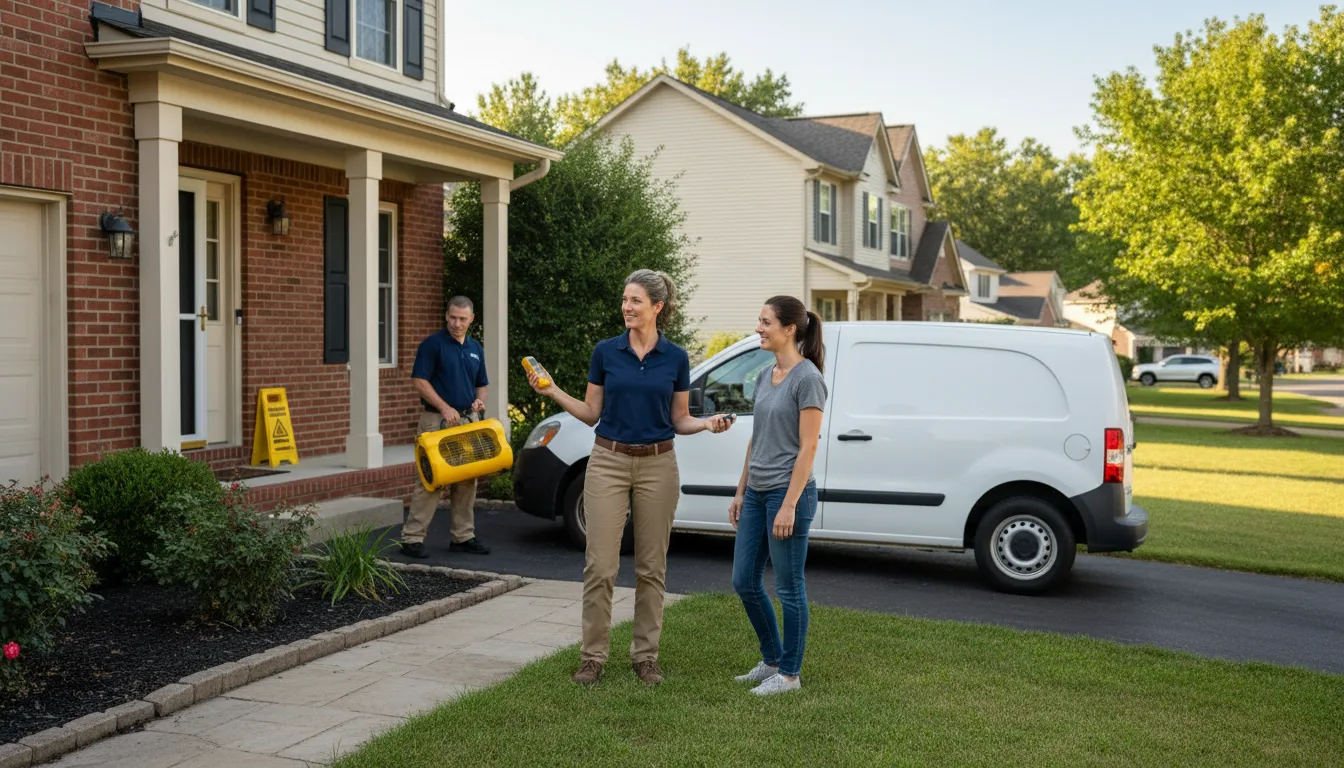 Residential water damage restoration in Grover, CO